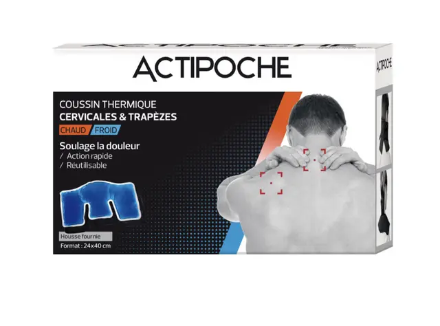 Cooper Actipoche Coussin thermique Chaud/Froid cervicales et trapèzes