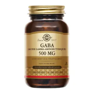 Solgar GABA 500 mg 50 gélules