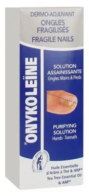 Onykoleïne Solution Assainissante Ongles Mains Pieds 10 ml