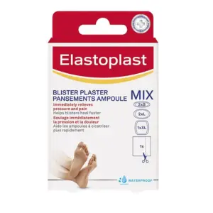 Elastoplast Sos Mix Pack Pansements Ampoules, 6 Unités