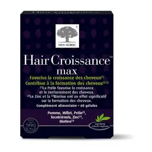 New Nordic Hair Croissance Max 60 Gélules