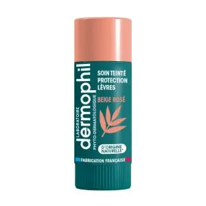Dermophil Soin Teinté Protection Lèvres Rose Poudré 4g - Pharmacie Agnès Praden à Alès