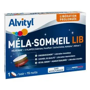 Urgo Alvityl Mela-Sommeil Lib, 15 Comprimés