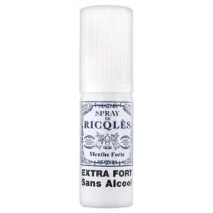 Ricqles Spray Menthe Forte Extra Fort Sans Alcool 15ml