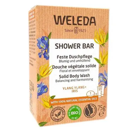 Weleda Douche Végétale Solide - Ylang Ylang & Iris Bio, 75g - Pharmacie Agnès Praden à Alès