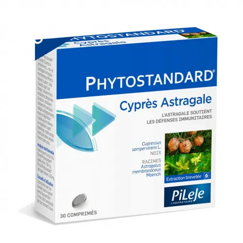 Pileje Phytostandard Cyprès / Astragle 30 comprimés