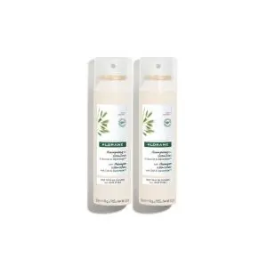 Klorane Duo Shampooing Sec Avoine Céramides Spray 150ml X2