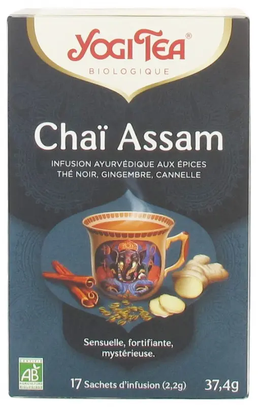 Yogi Tea Infusion Chaï Assam Bio 17 Sachets