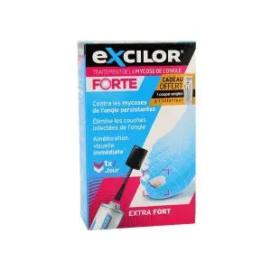 Excilor Forte Mycose De L'Ongle 30ml + Coupe Ongle Offert