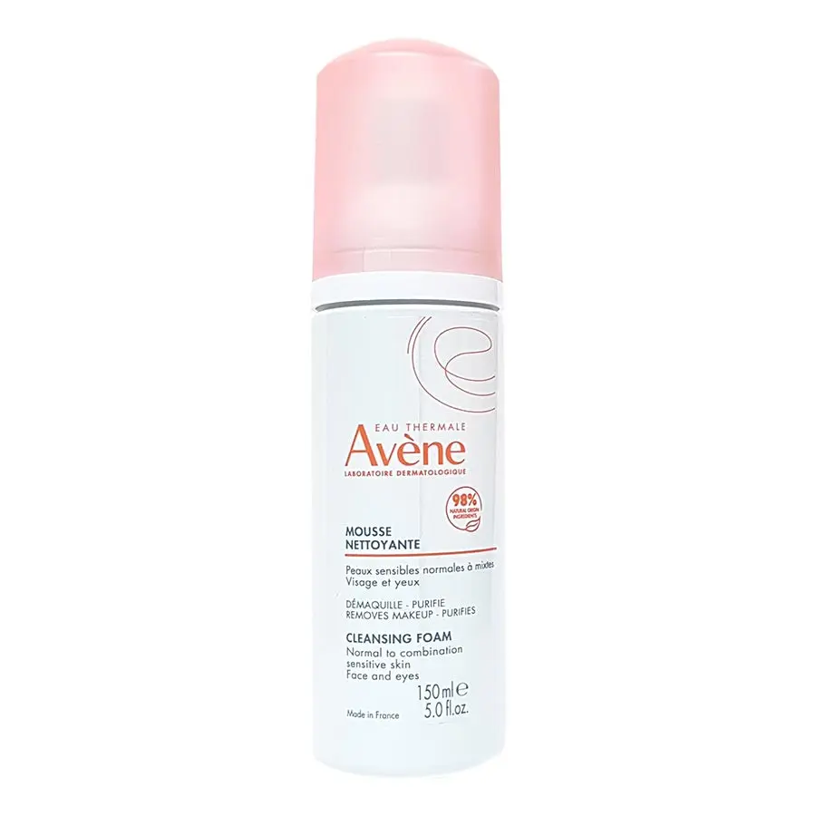 Avène Mousse Nettoyante Visage et Yeux 150ml - Pharmacie Agnès Praden à Alès
