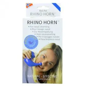 Rhino Horn Appareil de Lavage des Fosses Nasales Bleu
