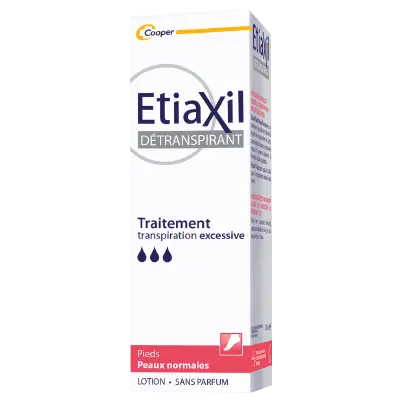 Etiaxil Déotranspirant Peaux normales Lotion Pieds 100ml - Pharmacie Agnès Praden à Alès