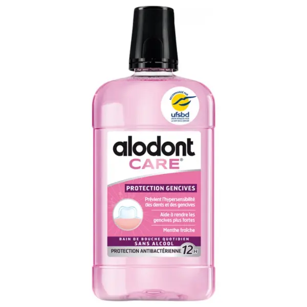 Alodont care bain de bouche protection gencives 500ml