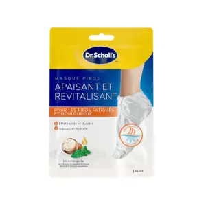 Scholl Masque Pieds Apaisant et Revitalisant 1 paire 