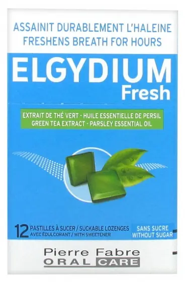 Elgydium Fresh 12 Pastilles à Sucer - Pharmacie Agnès Praden à Alès