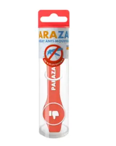 Parazap bracelet anti-moustique rouge