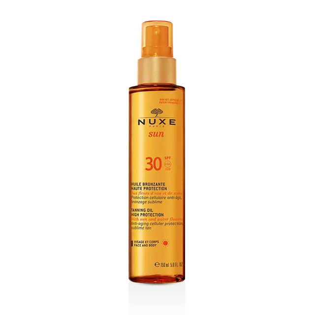 Nuxe Sun Huile Bronzante Visage et Corps SPF 30 150ml