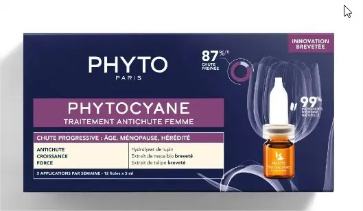 Phytocyane Traitement Anti-Chute Femme Chute Progressive