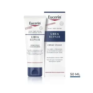 Eucerin UreaRepair Crème visage 5% Urée 50ml