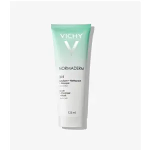 Vichy Normaderm 3en1 Exfoliant + Nettoyant + Masque 125 ml - Pharmacie Agnès Praden à Alès