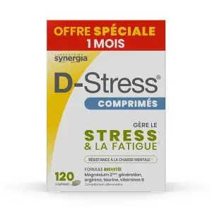 Synergia D-Stress Stress et Fatigue 120 Comprimés
