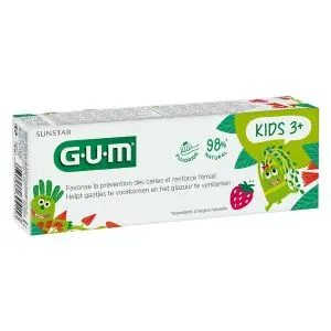 Sunstar Gum Dentifrice Fluoride Dès 3 Ans Goût Fraise 50ml