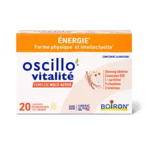Boiron Oscillo’Vitalité Adulte 20 comprimés effervescents 