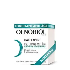 Oenobiol Hair Expert Fortifiant Anti-Âge Cheveux Dévitalisés 30 Capsules