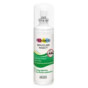 Ineldea Pediakid Bouclier Insect Anti-moustiques Aux Huiles Essentielles Dès 3 Mois 100 ml - Pharmacie Agnès Praden à Alès