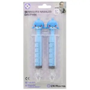 L2N Pharma Seringues Lavage Nasale Dauphin x2