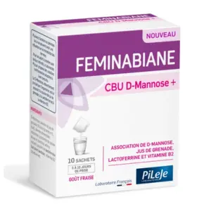 Pileje Feminabiane CBU D-Mannose + 10 sachets - Pharmacie Agnès Praden à Alès
