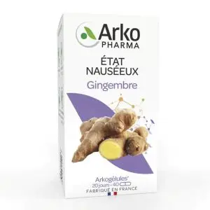 Arkopharma Arkogélules Etat Nauséeux Gingembre 40 Gélules - Pharmacie Agnès Praden à Alès