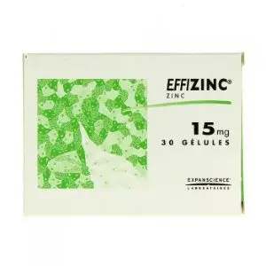 Expanscience Effizinc 15mg 30 Gélules