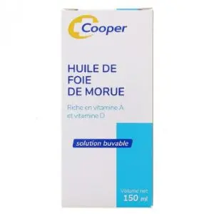 Cooper Huile De Foie De Morue 150ml - Pharmacie Agnès Praden à Alès