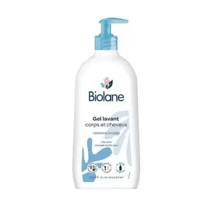Biolane Expert Gel Lavant Corps et Cheveux Bio 750ml