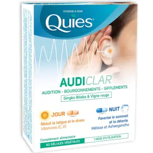 Quies Audiclar Jour & Nuit 60 gélules 