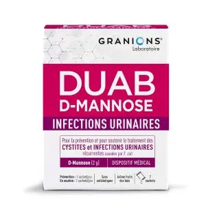 Laboratoire des Granions Duab D-Mannose Infections Urinaires 7 Sachets