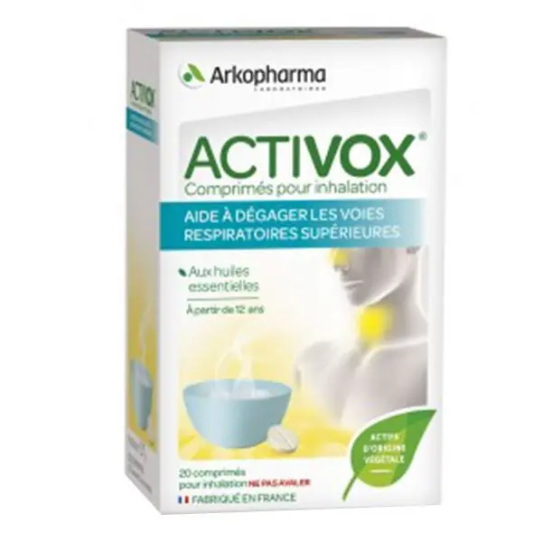 Activox Comprimés pour Inhalation x 20 - Pharmacie Agnès Praden à Alès