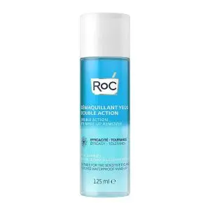Roc Nettoyant Visage Démaquillant Yeux Double Action 125ml