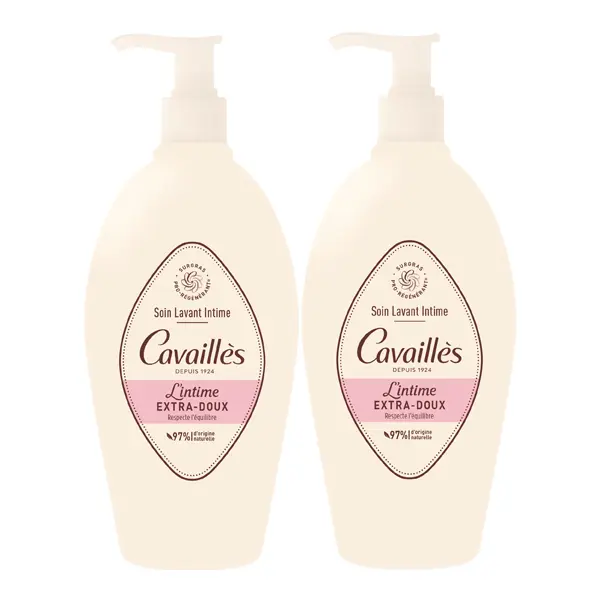 Cavaillès Soin lavant Intime Extra-Doux 2 x 250ml