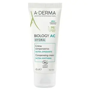 A-Derma Biology AC Crème Compensatrice Ultra-Apaisante Hydra 40ml - Pharmacie Agnès Praden à Alès