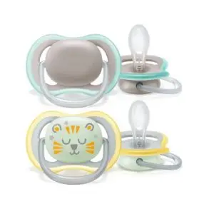 Philips Avent Ultra Air Day & Night 18 Mois - 2 Sucettes - Gris