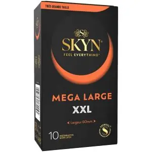 Manix Skyn Mega Large Préservatifs Sans Latex XXL 10 Unités