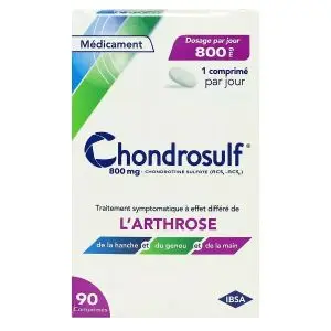 Ibsa Chondrosulf 800mg Arthrose 90 Comprimés