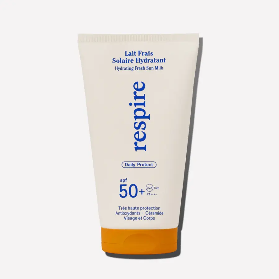 Respire Lait Frais Solaire Hydratant SPF50+ 150 ml - Pharmacie Agnès Praden à Alès