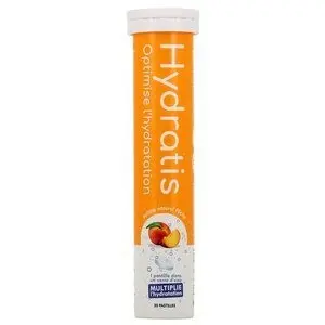 Hydratis 20 Pastilles Effervescentes Pêche