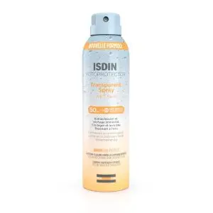 Isdin Transparent Spray Crème solaire corps SPF50 Fotoprotector 250ml