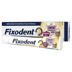 Fixodent Pro Ultimate Crème Adhésive Arôme Frais 40 g