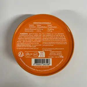 Euphoneo Orange Mandarine 50 pastilles à sucer 