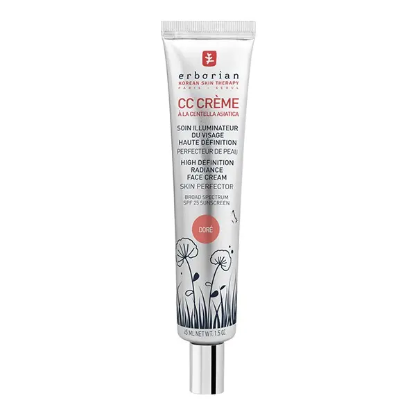 Erborian CC Crème à la Centella Asiatica 45 ml Doré - Pharmacie Agnès Praden à Alès